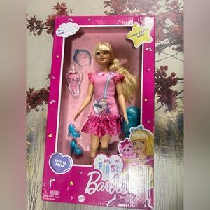 Barbie My First Doll in Pink Dress with Accessories